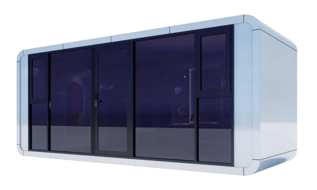 Apple Capsule — Painel de alumínio · comercial